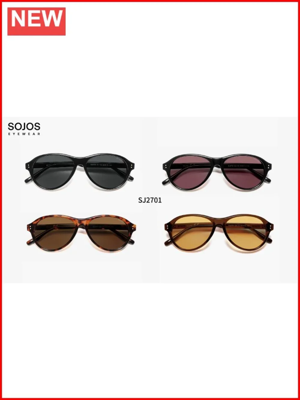 Retro Aviator Polarized Sunglasses UV Protection Classic